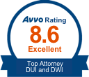 Avvo Rating Badge Top DUI and DWI Attorney Mark Ondrejech